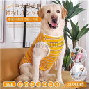 春夏秋 中/大型犬 犬のシャツ 犬の服 ドッグウェア Tシャツ パーカー袖なし 通気性 お出掛け お散歩 ベスト 柔らかい 犬用タンクトップ 紫外線
