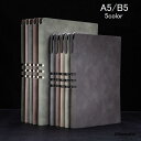 メモ帳 ノート 日記帳 ダイアリー ペン付き フェイクレザー 文房具 文具 ビジネス A5 B5 黒 ブラック グレー 上品 オフィスノート