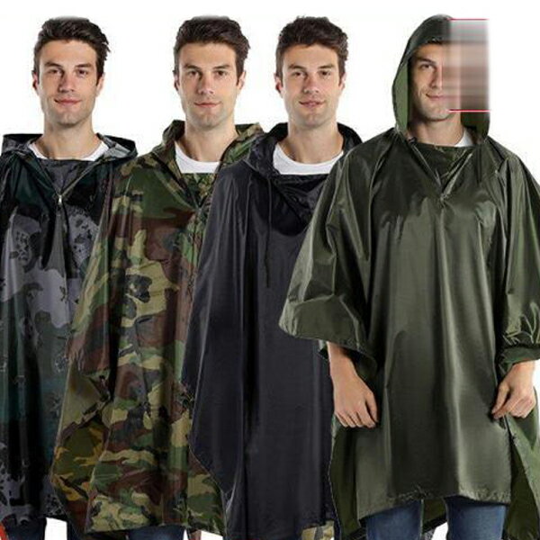 レインコート メンズ ファッション レインコート レインポンチョ レインウェア 雨 合羽 通勤 ひざ丈 ポンチョ おしゃれ アウトドア 雨具 防水