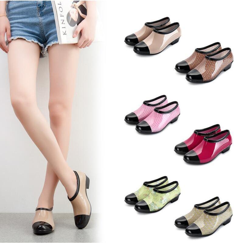 レインブーツ レインシューズ レディース ショートブーツ 防水ブーツ 雨晴れ兼用 ショート 女性用 雨靴 パンプス ローカット 軽量 軽量 おしゃれ