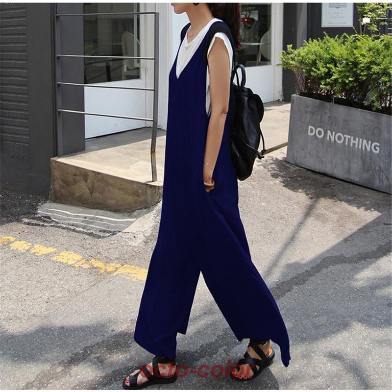 サロペット オーバーオール オールインワン レディース ズボン ワイドパンツ 作業服 上昇 サルエルパンツ 細見え 着痩せ 体型カバー