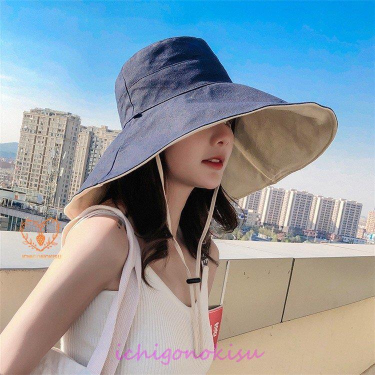 帽子 つば広 ハット 飛ばさない レディース UVカット 折りたたみ 帽子 ぼうし 日焼け防止 日焼け対策 日よけ UV対策 レジャー 大人 小顔効果 夏