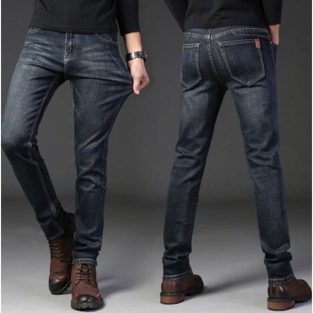 スキニーパンツ メンズ デニム 裏起毛 暖 黒デニムパンツ ジーンズ ストレッチパンツ 冬ズボン 小尻 暖かい 美脚 秋冬