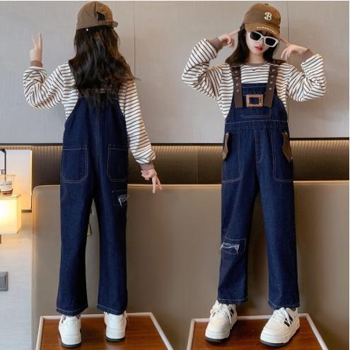 キッズ サロペット ガールズ オールインワン ワイドパンツ ワンショルダー おしゃれ カジュアル 女の子 男の子 かっこいい 中学生 ファッション