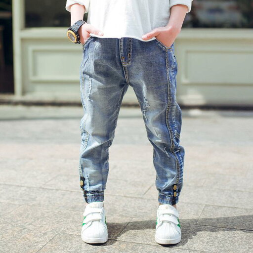 子供服 ロングパンツ デニム 韓国子供服 男の子デニムパンツ 長ズボン キッズ ジュニア サイドライン サルエルパンツ ゆったり ジーンズ ウォッシュ 子供服 ロングパンツ デニム 韓国子供服 男の子デニムパンツ 長ズボン キッズ ジュニア サイドライン サルエルパンツ ゆったり ジーンズ ウォッシュ