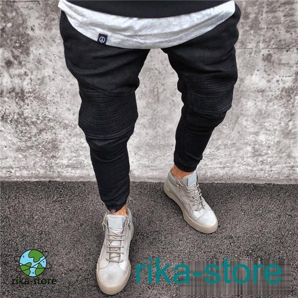 デニム メンズ ジーンズ スキニー ジーパン ストレッ スウェット デニムパンツ スキニーパンツ スリム 夏 夏服 ボトムス おしゃれ