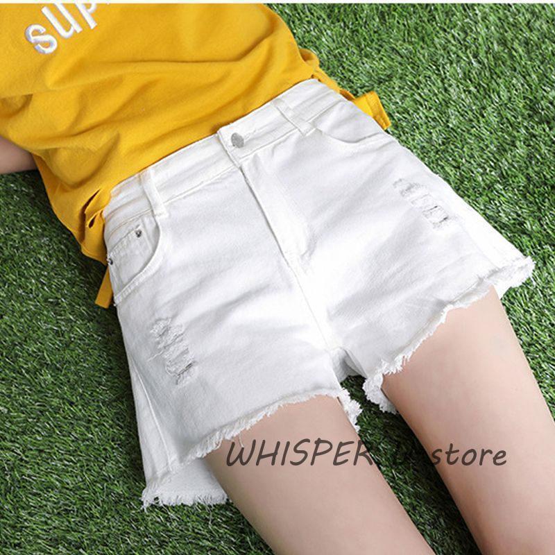 デニム ショートパンツ レディース 夏 短パン ダメージ加工 ジーパン ショーパン 高校生 大きいサイズ 体型カバー 部屋着 川遊び キャンプ janworks-10019447 BabyAngel サンプル画像2