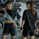 サウナスーツ レディース 上下セット 発汗 ダイエットウェア シャツ パンツ ランニング スポーツウェア 減量用 トレーニングウェア