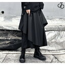 袴パンツ モード系 ワイドパンツ レディース スカート風 メンズ 韓国 原宿 個性的 ズボン