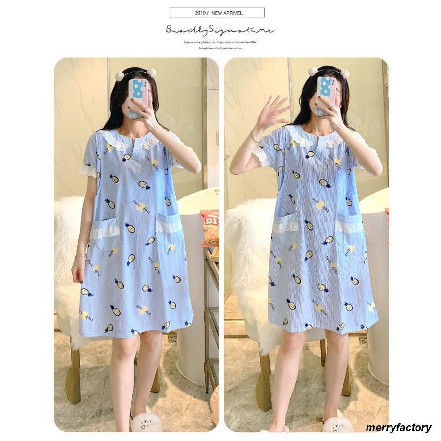 マタニティ パジャマ ワンピース 半袖 綿 前開きパジャマ 産後パジャマ 妊婦 パジャマ 大きいサイズ 夏 授乳口付き 産前産後 ルームウェア