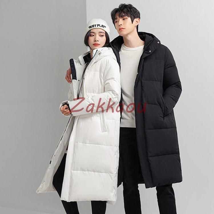 ダウン90% 秋冬　ロングダウンコート メンズ ダウンコート ロング メンズ ダウンジ...