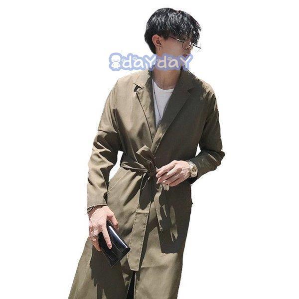 ToPCoat - アウター トレンチコート メンズ ロングコート スプリングコート コート アウター カジュアル シンプル 通勤 通学 オシャレ ファッション 軽量