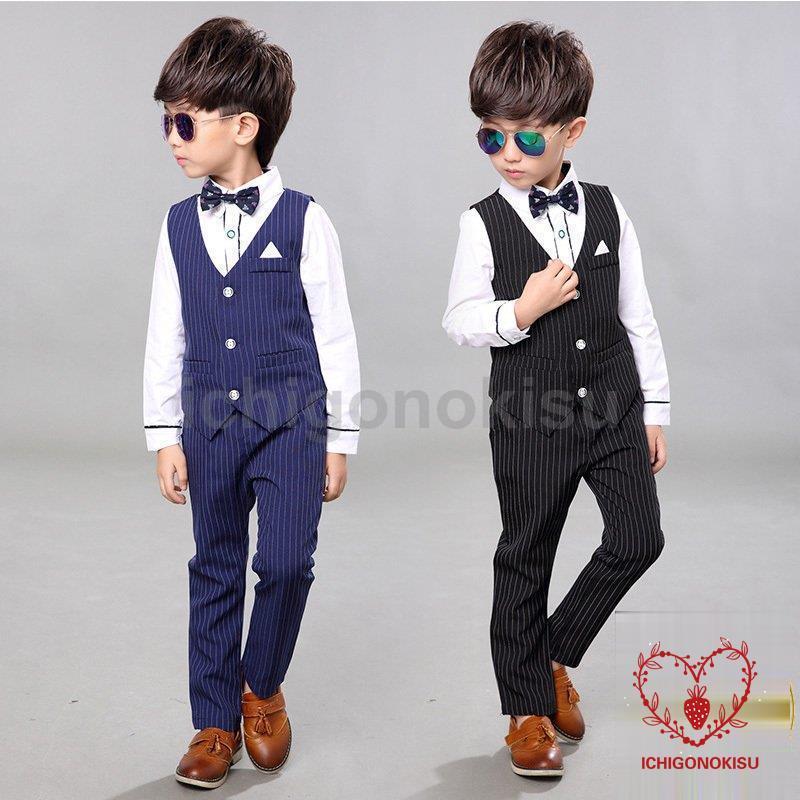 子供服 スーツ 男の子 フォーマル ドレス 入学式 上下セット ジュニア キッズ 男児 卒園式 入園式 結婚..