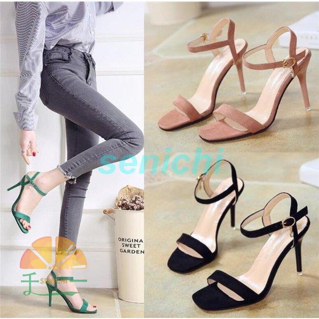 サンダル レディース ヒールサンダル ミュール サマー 細ヒール 走れる 夏 お洒落 シューズ 婦人靴 痛くない 通勤