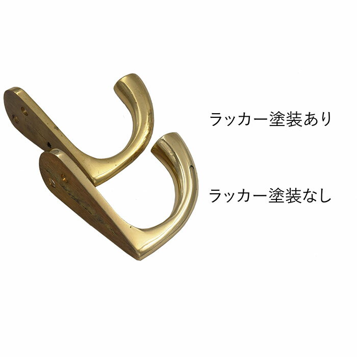 ジャパンコマース真鍮製シングルフック1個