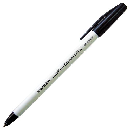 SAILOR - 油性　インディGOGOボールペン　0．7mm　黒　業務用パック　1セット（100本：10本×10箱）