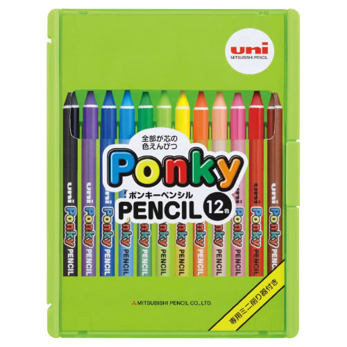Rakuten - ポンキーペンシル12色セット【返品・交換・キャンセル不可】【イージャパンモール】