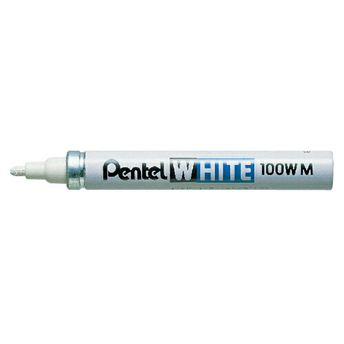 ぺんてる　ホワイト＜中字＞　X100W-MD【返品・交換・キャンセル不可】【イージャパンモール】