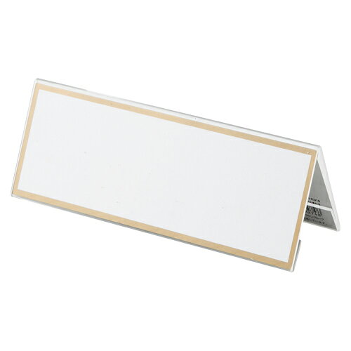 ★まとめ買い★クラウン　V型カード立アクリル製　CR-KD18-T　×10個【返品・交換・キャンセル不可】【イージャパンモール】