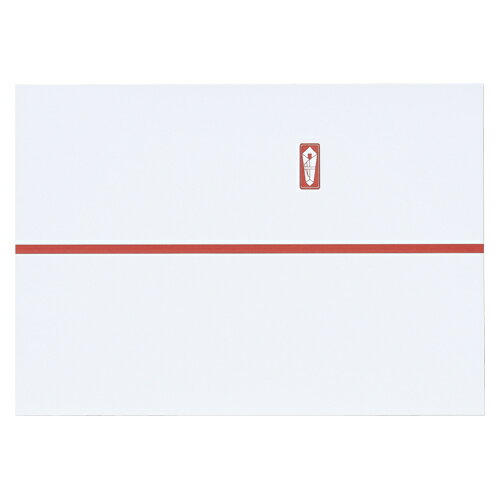 マルアイ　祝のし紙　赤棒　横手判　N　コモ-N6【返品・交換・キャンセル不可】【イージャパンモール】