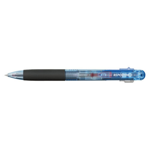 トンボ ★まとめ買い★トンボ鉛筆　3色ボールペン　リポーター3　透明ブルー　BC-TRC40　×10個【返品・交換・キャンセル不可】【イージャパンモール】