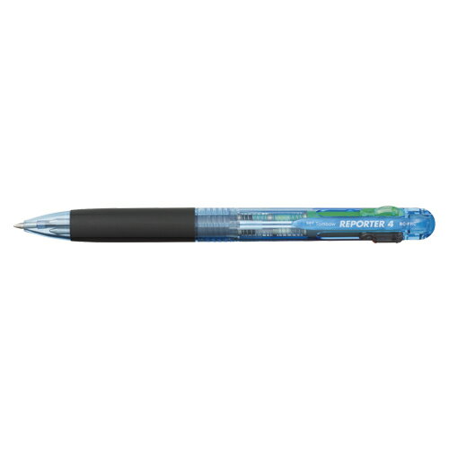 トンボ ★まとめ買い★トンボ鉛筆　4色ボールペン　リポーター4　透明ブルー　BC-FRC40　×10個【返品・交換・キャンセル不可】【イージャパンモール】