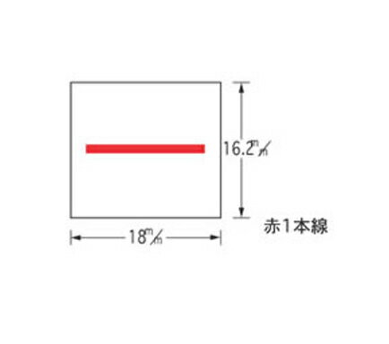 サトー　216用ラベル　赤一本線10巻入　200　216-3　ジャクネン　アカ1ホンセン