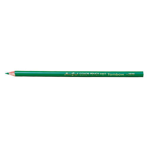 トンボ鉛筆　色鉛筆　1500　単色　緑　1500-07【返品・交換・キャンセル不可】【イージャパンモール】