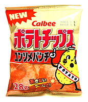 【キャッシュレス5％還元】カルビー(株)　ポテトチップス　コンソメパンチ　28g【イージャパンモール】