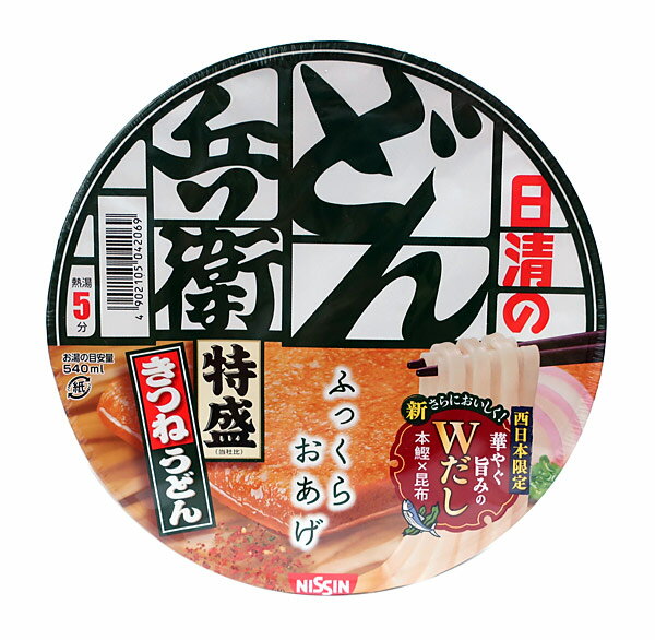 日清食品　どん兵衛特盛きつねうどん[西]130g【イージャパンモール】