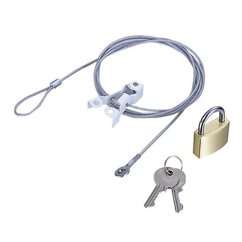 液晶ディスプレイセキュリティワイヤーロック　1パック