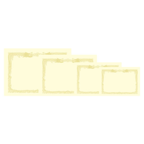 OA賞状用紙クリーム地100枚 縦書B5【返品・交換・キャンセル不可】【イージャパンモール】