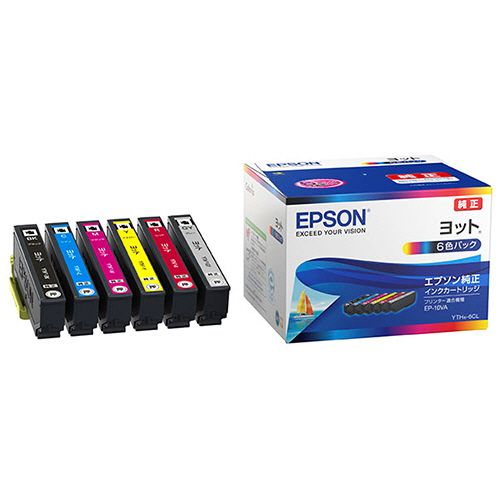 インクカートリッジ　ヨット　6色パック　YTH?6CL　1箱(6個:各色1個)