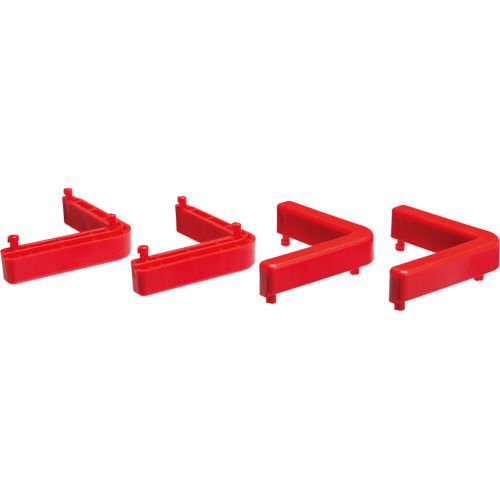パレッティー用コーナーガード 赤 1パック(4個)