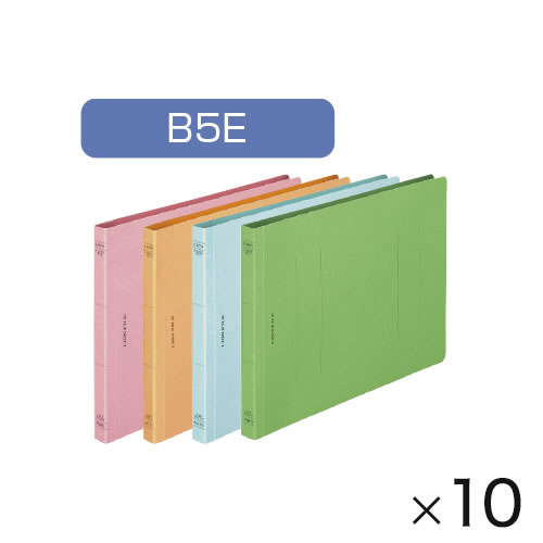 フラットファイルB5E（10冊）黄【返品・交換・キャンセル不可】【イージャパンモール】