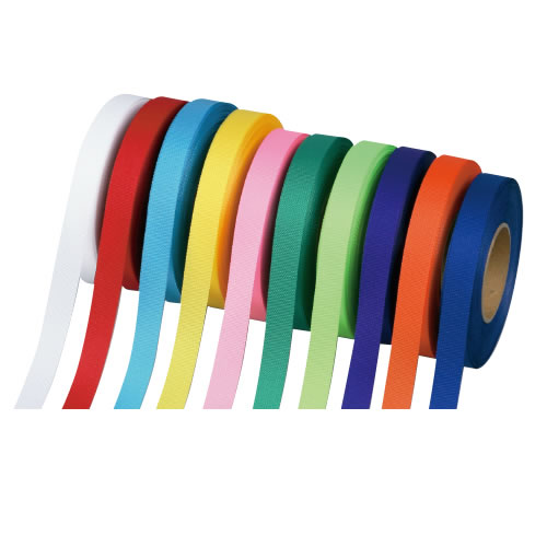 ポリエステルリボン10巻　18mm　黄緑【返品・交換・キャンセル不可】【イージャパンモール】