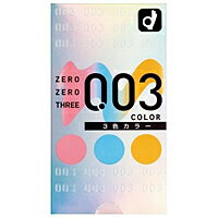 オカモト　003ゼロゼロスリー　3色カラー(12個入)【コンドーム】　×3個【イージャパンモール】