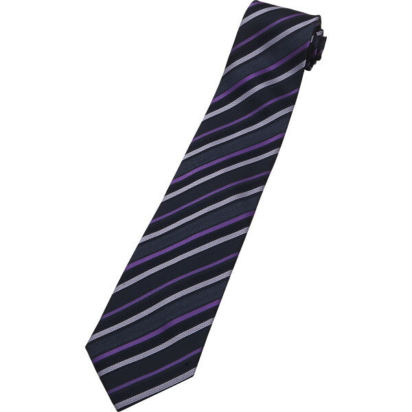 【送料無料】ヒロココシノ・オム　ネクタイ　ストライプ　ネイビー　03254−4903−01【代引不可】【ギフト館】