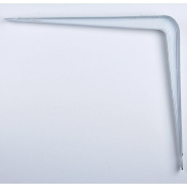 L型棚受バラ　白　350X400mm【ホームセンター・DIY館】