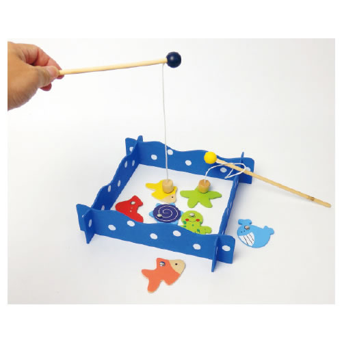 Training Toys - 木製さかなつりゲーム【返品・交換・キャンセル不可】【イージャパンモール】