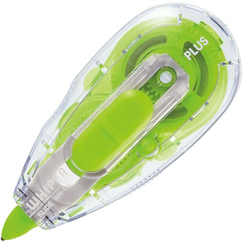 【イージャパンモール】【返品・交換・キャンセル不可】 必ず2通目のメールをご確認ください。 ※本商品は熨斗・包装（ラッピング）はお承り出来ない商品となります。※商品はご注文（ご決済）後、2-3営業日で発送（土・日・祝日除く）となります。※配送業者と契約がないため、送付先が北海道・沖縄・離島の場合キャンセルとさせていただきます。※発送予定日は、在庫がある場合の予定日となります。 ※在庫がない場合には、キャンセルとさせて頂きます。 ※納期が遅れます場合には改めてご連絡させて頂きます。ご注文確定後でのキャンセルやお届け先の変更等はお承りできませんのでご注意ください。 また、交換・返品はお承りできません。 ※商品のお写真はイメージ画像です。 概要 【詰替タイプ】ミニローラーヘッド搭載で引き心地なめらか 商品説明 ●スライド機構でヘッドを出し入れでき、テープのたるみもラクラク解消。4mm幅・カラーがライムグリーンの修正テープ。●再筆記性に優れたテープを採用。再筆記時にテープを削りにくいので、ストレスのないきれいな上書きを実現します。●「引いて」1行、「押して」1文字の2WAY機能。利き手を問わないユニバーサル仕様で、消したいところをぴったり消せる。●ヘッドや機構部分を本体に残し、廃棄量を少なくしたエコ設計。 仕様 タイプ 詰替 引き方 タテ引き テープサイズ 幅4mm×長さ12m 寸法 89mm 色 ライムグリーン 材質 70％再生樹脂（本体ケース：100％再生アクリロニトリルスチレン（AS）） シリーズ名 ホワイパー JANコード 4977564653804 環境商品 プラスチックの再利用70％エコマーク認定番号：18112233 【メーカー・製造または販売元】PLUS【広告文責】株式会社イージャパンアンドカンパニーズ 072-875-6666《ご注意ください》 ※本商品はキャンセル・返品・交換不可の商品です。 ※商品はご注文後、1週間前後でお届けとなります。 ※商品の性質上、返品・交換・キャンセルはお受けできません。 　不良品、内容相違、破損、損傷の場合は良品と交換いたします。 　但し、商品到着から3日以内にご連絡をいただけない場合、交換いたしかねますのでご注意ください。 ※商品がリニューアルしている場合、リニューアル後の商品にてお届けとなる場合がございます。[関連キーワード：文具・事務用品 筆記具 修正テープ・修正ペン・修正液 修正テープ（本体）]【イージャパンショッピングモール】内のみのお買い物は、送料一律でどれだけ買っても同梱する事が出来ます。※ただし、一部地域（北海道・東北・沖縄）は除きます。※商品に記載されています【イージャパンショッピングモール】の表記を必ずご確認下さい。【イージャパンショッピングモール】の表記以外で記載されている商品に関しまして、一緒にお買い物は出来ますが、別途送料を頂戴します。また、別便でのお届けとなりますのでご了承下さい。※全商品、各商品説明に記載されています注意書きを必ずお読み下さい。※それぞれの【○○館】ごとに、送料等ルールが異なりますので、ご注意下さい。※ご注文確認メールは2通送信されます。送料等の変更がございますので、当店からのご注文確認メール（2通目)を必ずご確認ください。