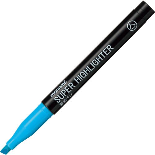 蛍光ペン　SUPER　HIGHLIGHTER　水色　1本