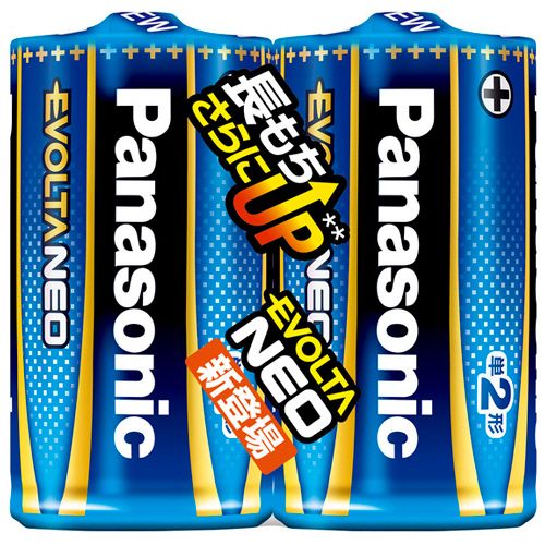 アルカリ乾電池 エボルタNEO 単2形 1パック(2本) アルカリ乾電池 エボルタNEO 単2形 1パック(2本)