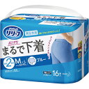 花王 リリーフ はつらつパンツ 超うす型まるで下着 ブルー M?L 1パック(16枚)