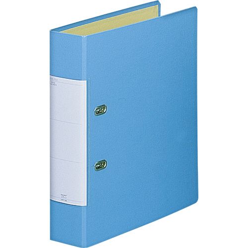 リクエスト　D型リングファイル　A4タテ　2穴　500枚収容　50mmとじ　背幅69mm　水　1セット(10冊)