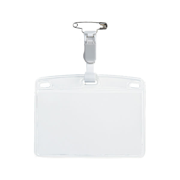 NT?5?GY　タッグ名札　プラクリップ　1束（10枚）【イージャパンモール】