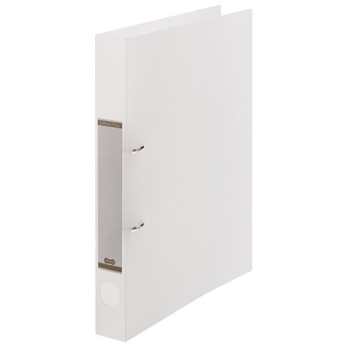 Dリングファイル　A4タテ　2穴　200枚収容　20mmとじ　背幅38mm　クリア　1冊