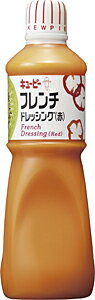 ★まとめ買い★　QP　フレンチドレッシング　赤　1L　　×9個【イージャパンモール】