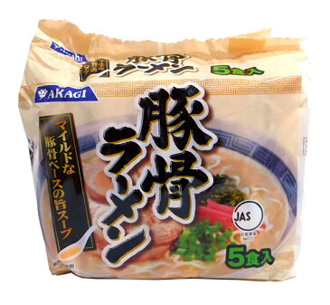 ★まとめ買い★　アカギ　とんこつらーめん　5食パック　×6個【イージャパンモール】