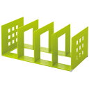 【送料無料】【個人宅届け不可】【法人(会社・企業)様限定】仕切ラック 2L 幅390mm 黄緑 1個